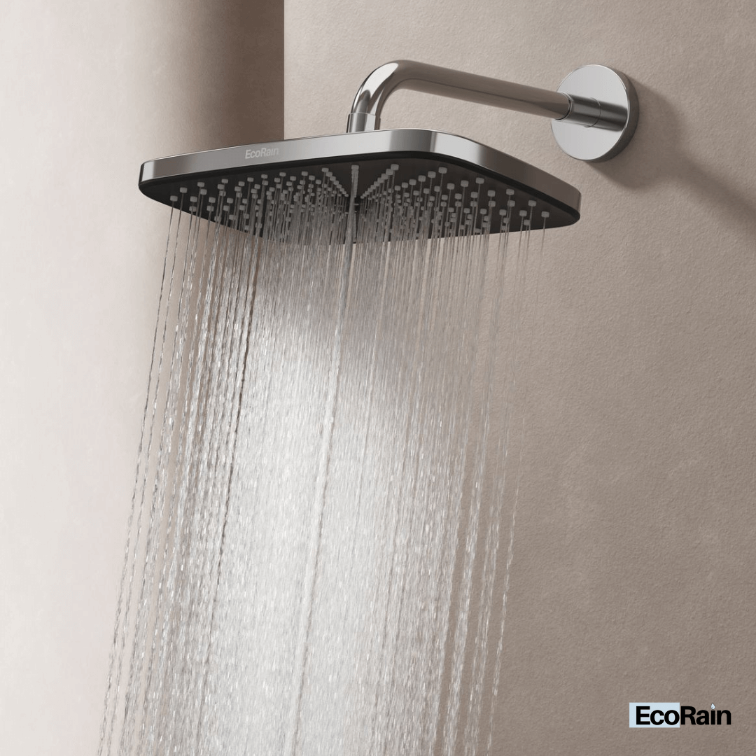 Regendouche Melvin XL 30 cm met Douchearm - Zwart