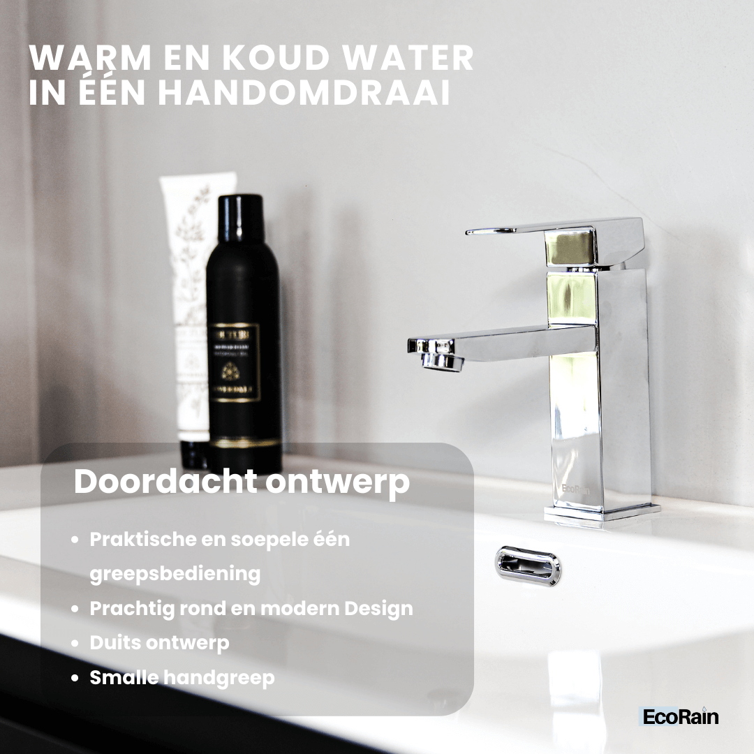 Wastafelkraan Aron - Chroom