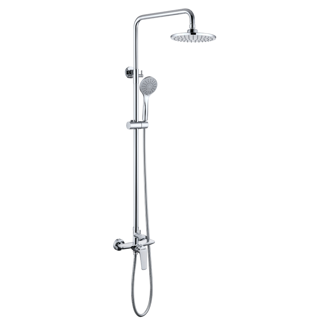 regendoucheset chroom waterbesparend duurzaam