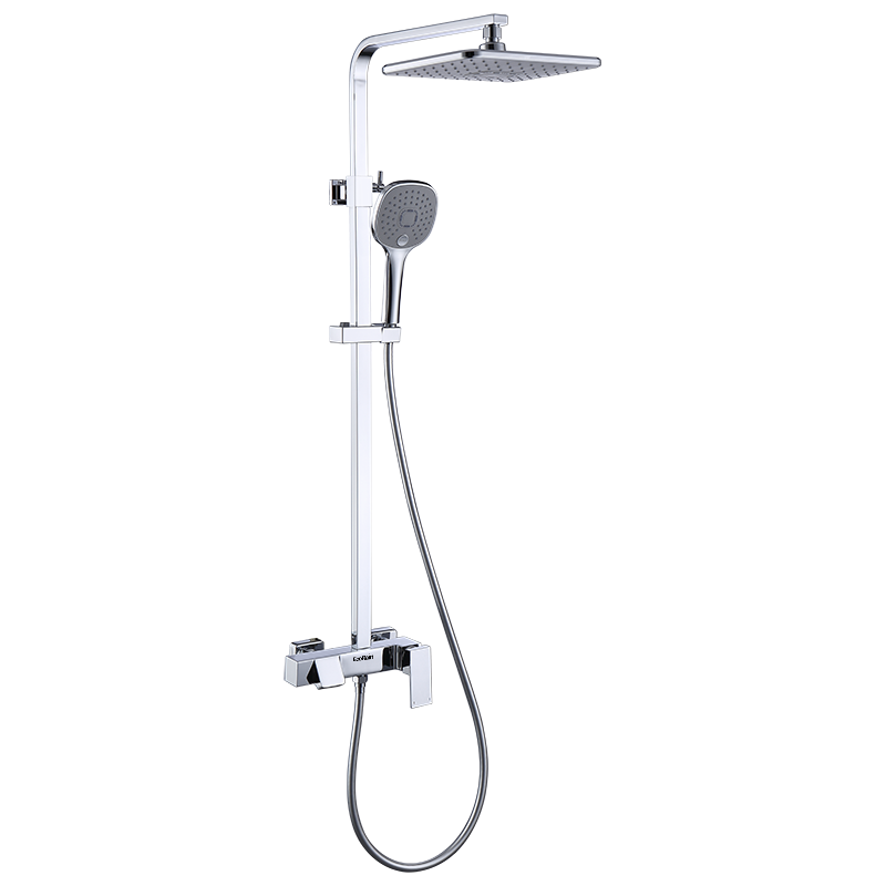 chroom waterbesparende regendoucheset