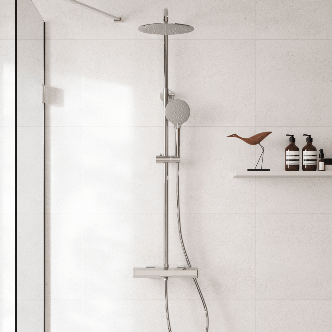 Waterbesparende Regendoucheset 23 cm Glenn - Zonder Kraan
