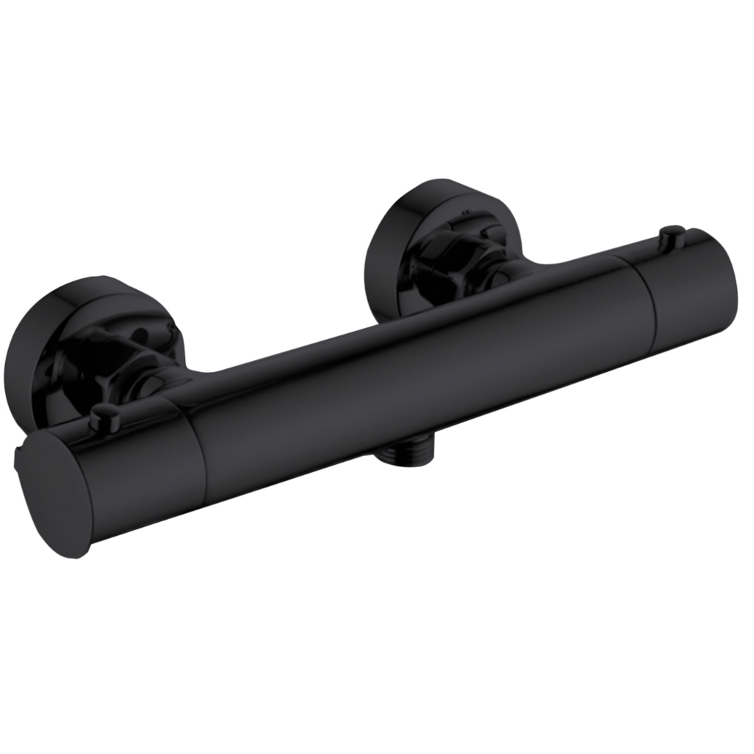 Thermostaatkraan Douche Charly Zwart - 15 cm