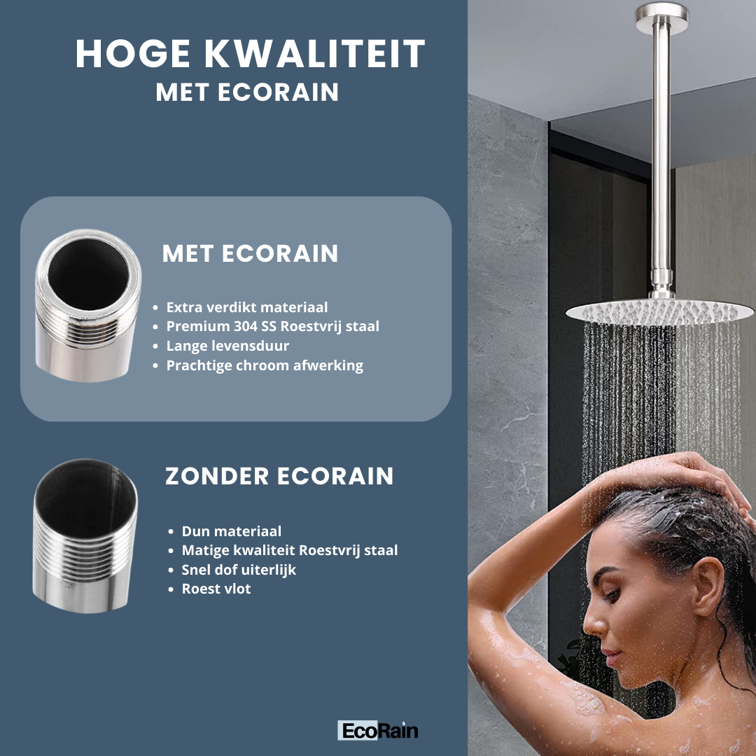 plafondarm chroom kwaliteit