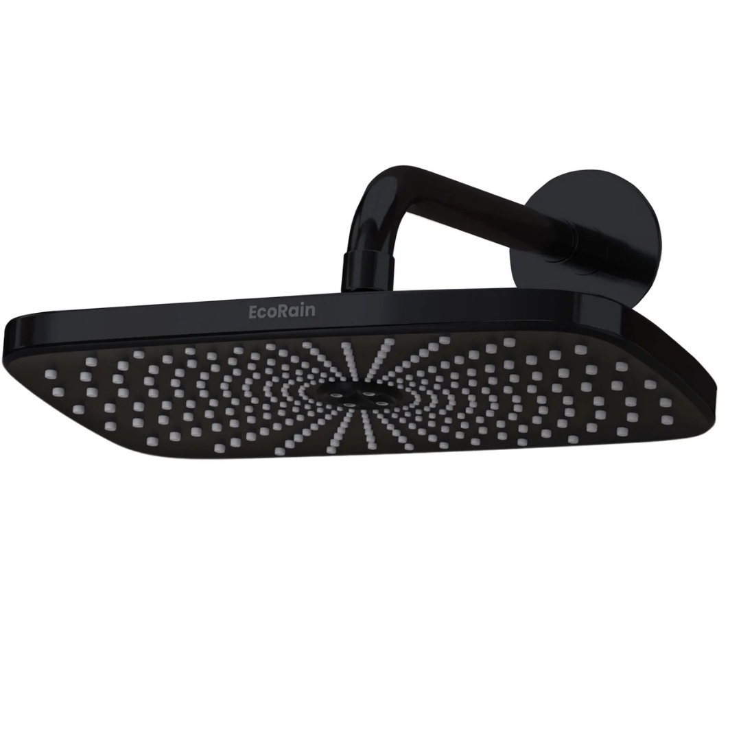 Hoofddouche Douchearm 38 cm - Zwart