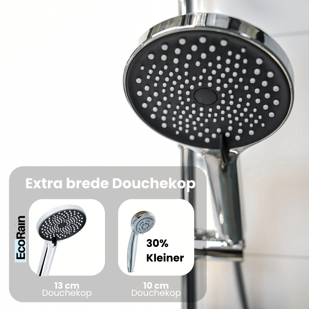Water-saving Shower Head Charly 13 cm - Chrome