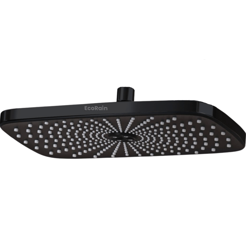 Regendouchekop Melvin XL 30 cm - Zwart