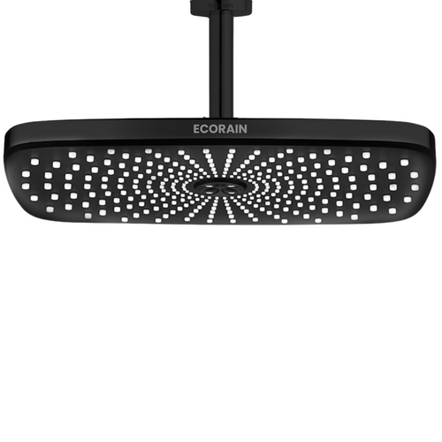 Plafond Regendouche Melvin XL 30 cm - Zwart