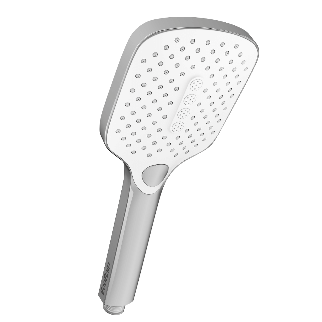 EcoRain Water Saving Shower Head Mark 12 cm - Chrome