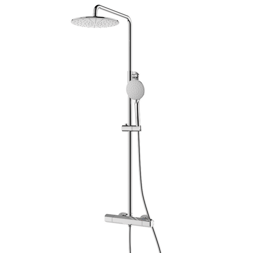 Regendoucheset Glenn 23 CM met Thermostaatkraan - Chroom