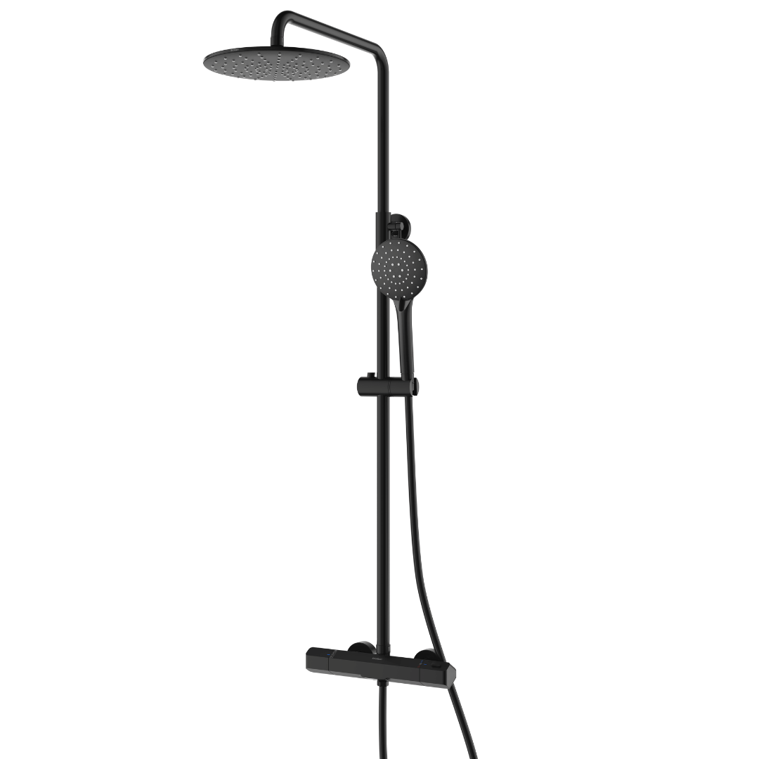 Opbouw Badkraan Sapho Dimy Thermostaatkraan Waterval 2-knop 15.5 cm Mat Opbouw Badkraan Sapho Dimy Thermostaatkraan Waterval 2-knop 15.5 cm Mat
