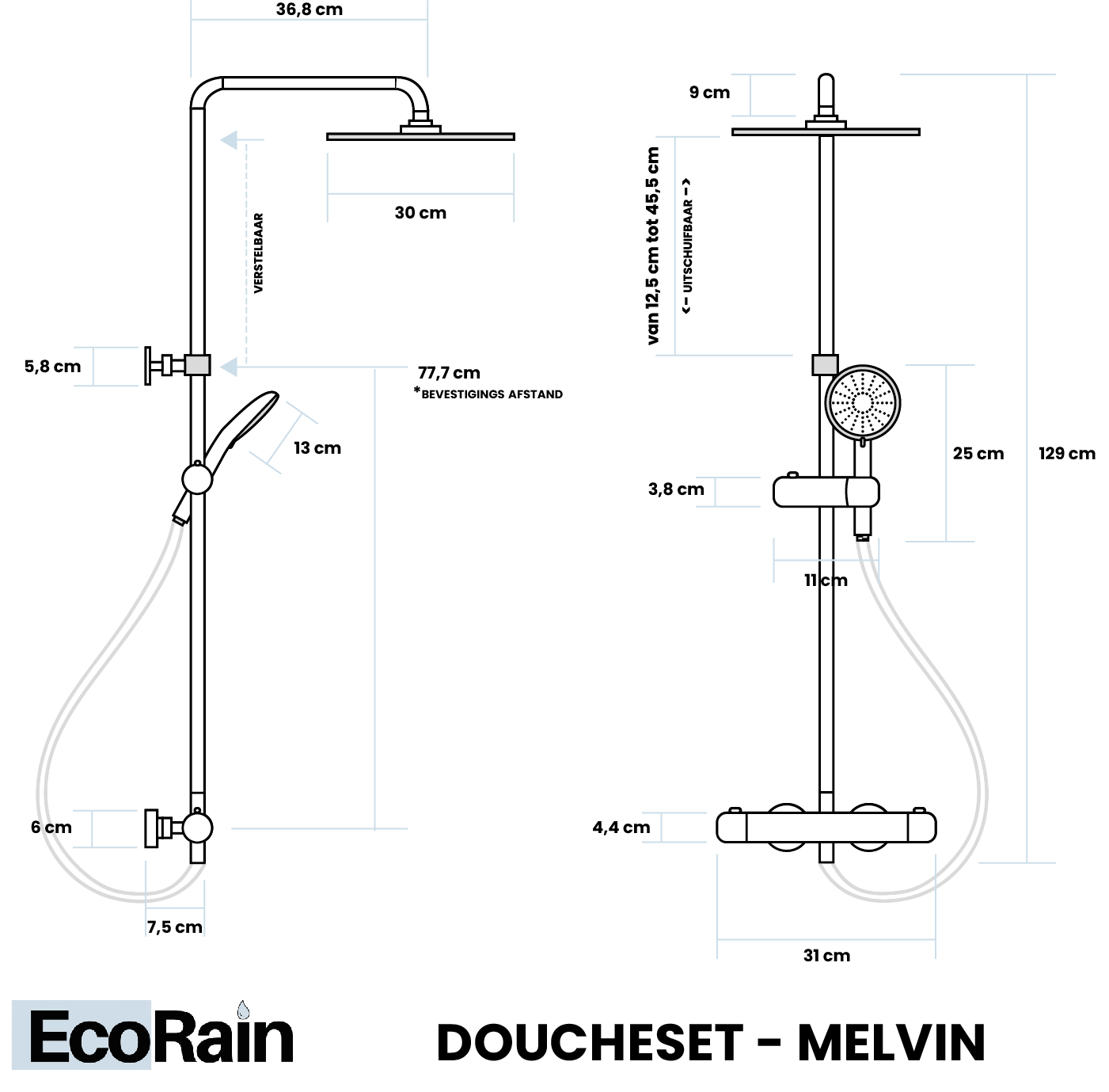 Regendouche Systeem Badkamer Douche Kraan Set Complete Regendouche Systeem Badkamer Douche Kraan Set Complete