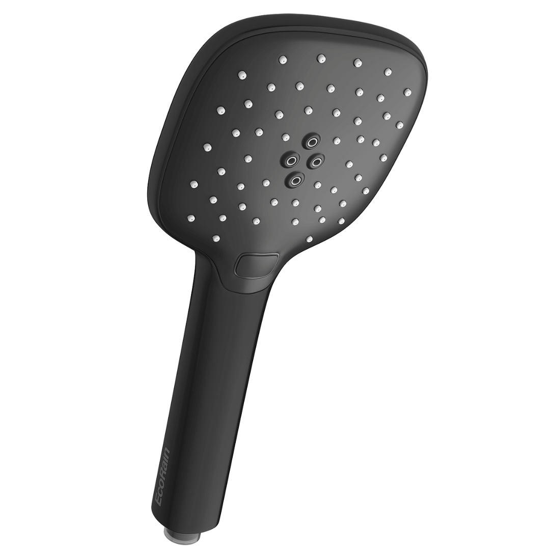 Water-saving Shower Head Kay 12 cm - Black