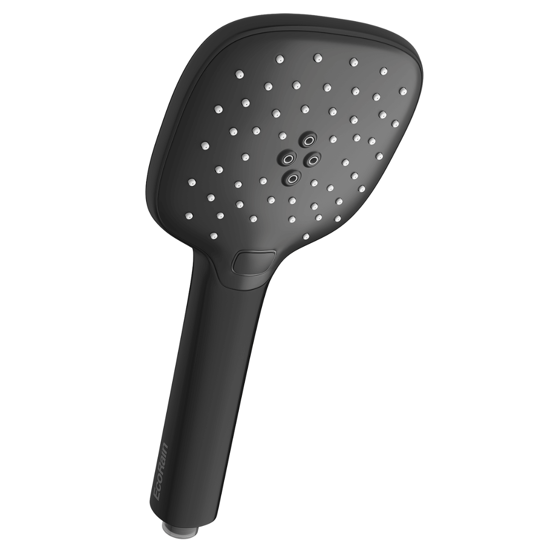 Regendoucheset Kay 25 CM met Thermostaatkraan - Zwart