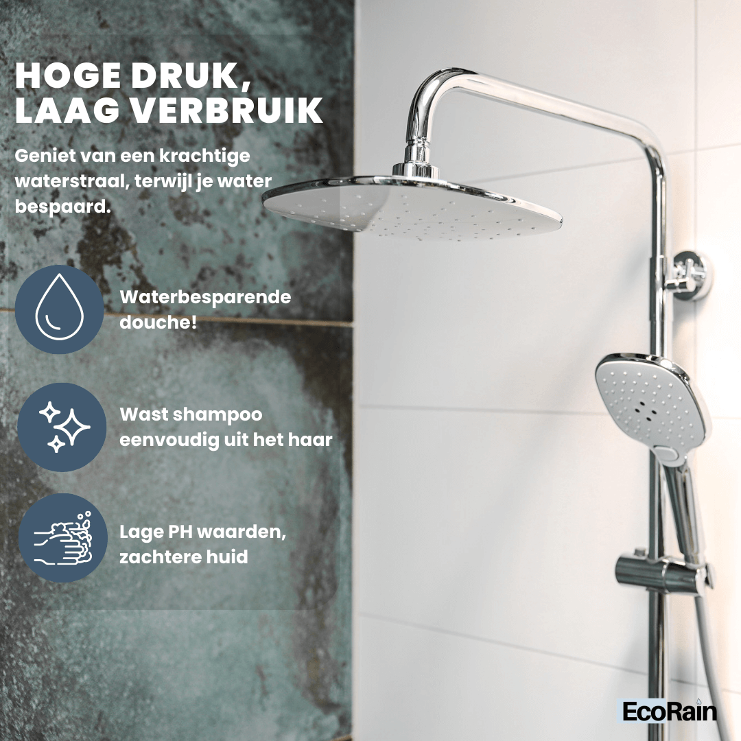 Regendouchekop Kay 25 cm - Chroom
