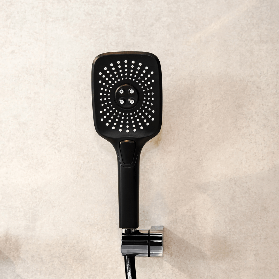 Water-saving Shower Head Melvin 12 cm - Black