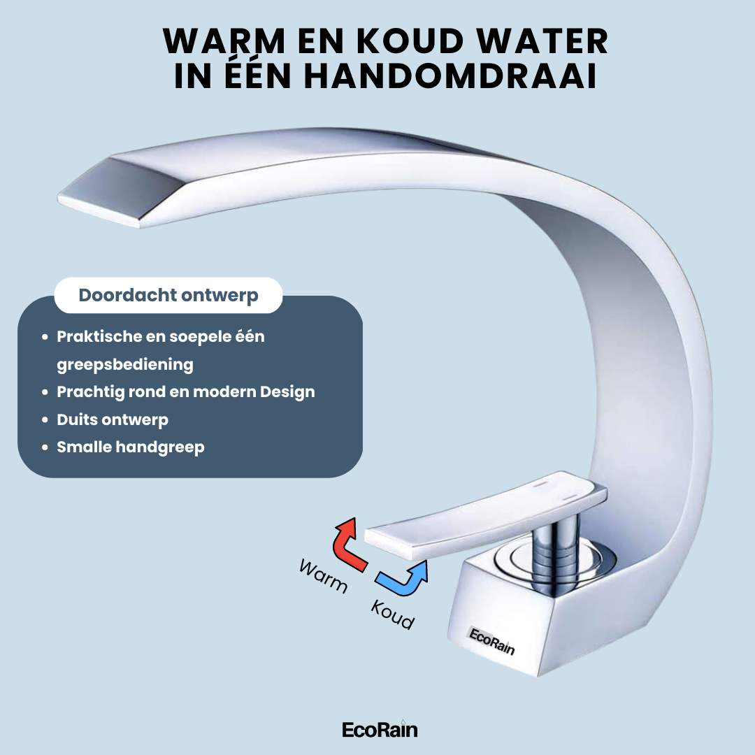 Wastafelkraan Sophie Designer - Zwart